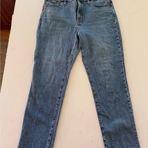 Madewell The Perfect Vintage Raw Hem Jean